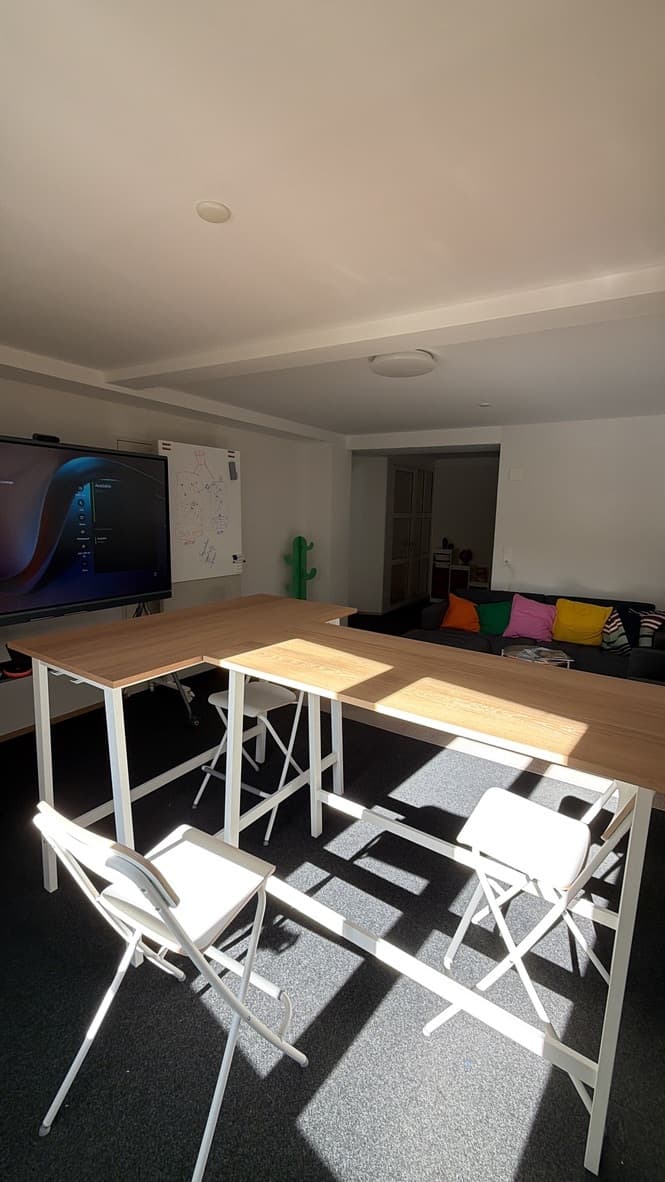 The new conference area